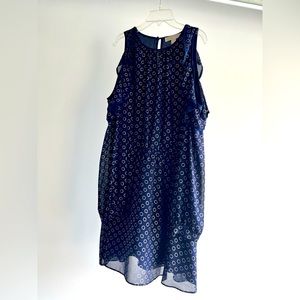 Michael Kors Woman Cold Shoulder Dress (Size Petite Large)